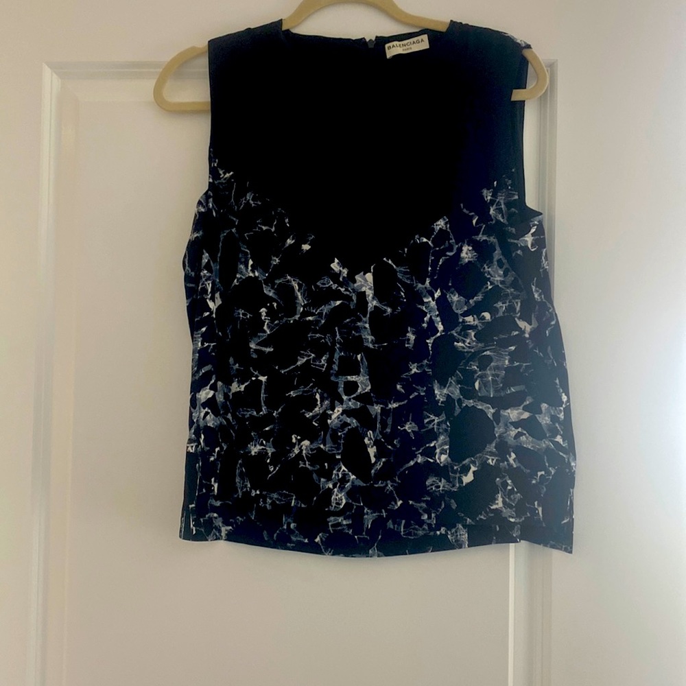 Balenciaga short, sleeved top